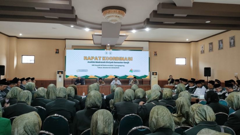 RAPAT KOORDINASI ASATIDZ MADRASAH DINIYAH UIN SAYYID ALI RAHMATULLAH TULUNGAGUNG SEMESTER GANJIL TAHUN AKADEMIK 2024/2025